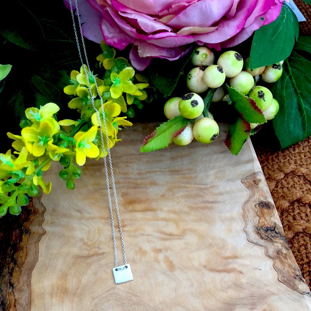 Petite Square Necklace